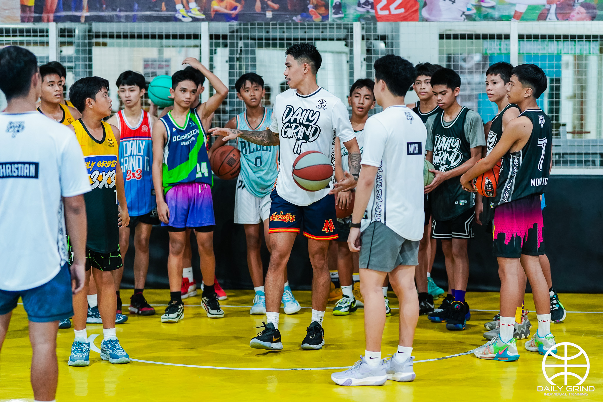 DGIT basketball training session in Cebu